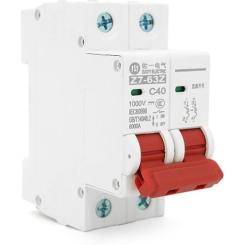 Автоматический выключатель ZUOYI Z7-63Z 2P C40 DC500V Фото