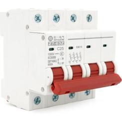 Автоматический выключатель ZUOYI Z7-63Z 4P C25 DC1000V Фото