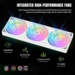 Система жидкостного охлаждения Gamemax GLACIER 360 LCD WH Фото 10