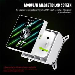 Система жидкостного охлаждения Gamemax GLACIER 360 LCD WH Фото 11