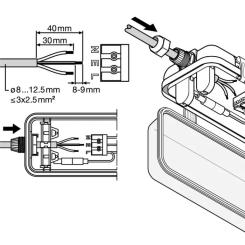 Светильник LEDVANCE DP HOUSING 600 P 2XLAMP IP65 Фото 4