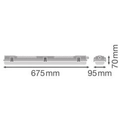 Светильник LEDVANCE DP HOUSING 600 P 2XLAMP IP65 Фото 5