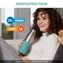 Термос Tefal Bludrop soft touch, 700мл, нержавіюча сталь, зелен Фото 2