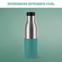 Термос Tefal Bludrop soft touch, 700мл, нержавіюча сталь, зелен Фото 4