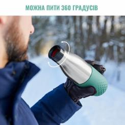 Термос Tefal Bludrop soft touch, 700мл, нержавіюча сталь, зелен Фото 6