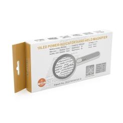 Лупа Voltronic с подсветкой YT7518C, диаметр 75мм, Х5, 18Led Фото 1