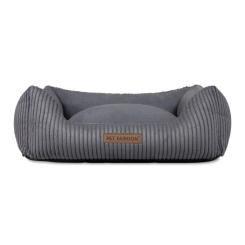 Лежак для животных Pet Fashion DEVID 62х50х19 см темно-серый Фото 1