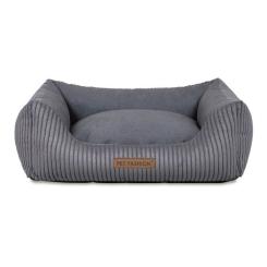 Лежак для животных Pet Fashion DEVID 62х50х19 см темно-серый Фото 2