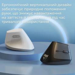 Мышка Ajazz i300 Wireless/Bluetooth/USB Black Фото 9