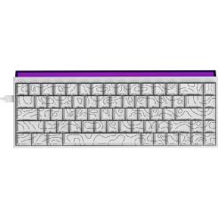 Клавиатура Ajazz NK68 Red Switch USB UA White Фото 1