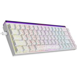 Клавиатура Ajazz NK68 Red Switch USB UA White Фото 3