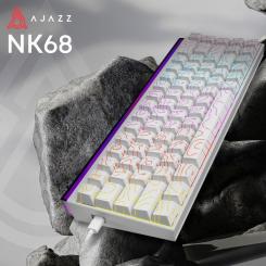 Клавиатура Ajazz NK68 Red Switch USB UA White Фото 5