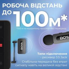 Микрофон Boya BY-V35 3,5 мм/TRS Black Фото 8