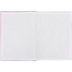 Книга записная Axent A4 Mosaic, 96 листов клетка, розовый Фото 3