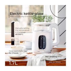 Электрочайник Adler AD 1305 white silver Фото 9