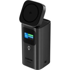 Батарея универсальная Canyon 15000mAh OnPower 150 Qi2 magnetic Grey Фото 3