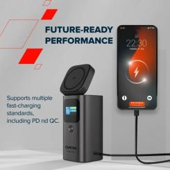 Батарея универсальная Canyon 15000mAh OnPower 150 Qi2 magnetic Grey Фото 8