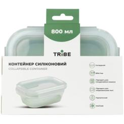 Пищевой контейнер Tribe Collapsible Container 800 мл силіконовий mint Фото 3