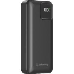 Батарея универсальная ColorWay 20 000 mAh Optimal Power PD/22.5W, QC/3.0, Black Фото 1