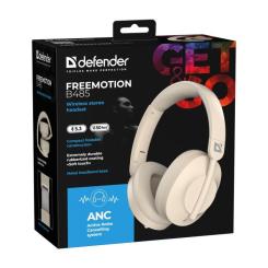 Наушники Defender FreeMotion B485 Bluetooth Beige Фото 7