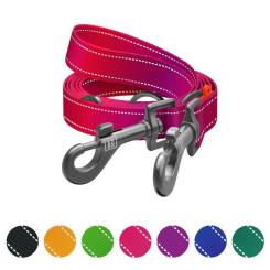 Поводок для собак WAUDOG Nylon Mono світловідбивний М рожевий Фото 4
