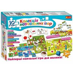 Настольная игра Ранок 10 ИГР. Коллекция обучающих игр Фото