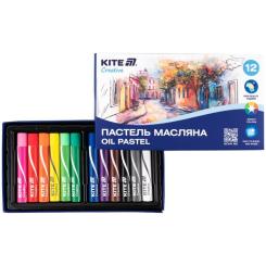 Пастель Kite Creative масляна, 12 кольорів Фото 1