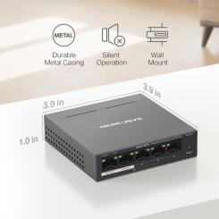 Коммутатор сетевой Mercusys MS105GP Фото 9