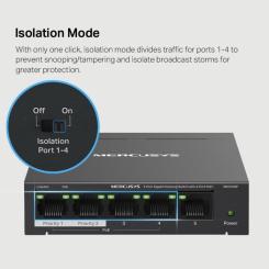 Коммутатор сетевой Mercusys MS105GP Фото 6