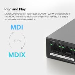 Коммутатор сетевой Mercusys MS105GP Фото 8