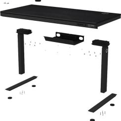 Компьютерный стол Lorgar PRO 80W Wood Black Фото 3