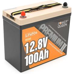 Батарея LiFePo4 Power Queen 12.8V 100Ah Mini Фото