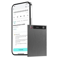 Цифровой диктофон Mobvoi TicNote with IA Shadow 64GB Black Фото