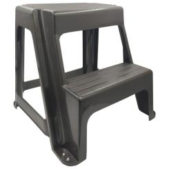 Табурет Irak Plastik со ступенькой Step цвет шоколадный Фото