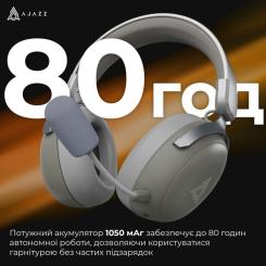 Наушники Ajazz AHM08 MAX 3-Mode Grey Фото 9