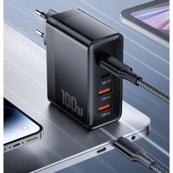 Зарядное устройство Essager 2xUSB-C + 2xUSB 100W Фото 9