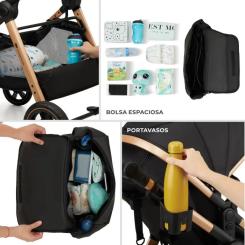 Коляска Kinderkraft 2 в 1 Esme Black (KSESME00BLK2000) Фото 6