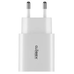 Зарядное устройство Globex 2xUSB 12W FastPower white Фото