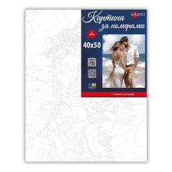Картина по номерам Santi Романтична пара 40х50 см Фото 1
