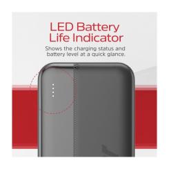 Батарея универсальная Energizer 10000mAh 15W, USB-А, 2*USB-C, Black Фото 6