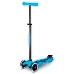 Самокат Micro серії Maxi Deluxe Glow LED" Синій кришталь" Фото