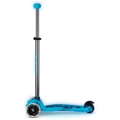 Самокат Micro серії Maxi Deluxe Glow LED" Синій кришталь" Фото 1