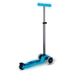 Самокат Micro серії Maxi Deluxe Glow LED" Синій кришталь" Фото 3
