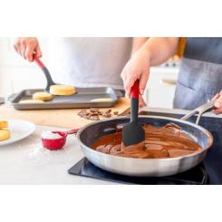 Лопатка кухонная KitchenAid Classic для тіста 30 см червоний Фото 5