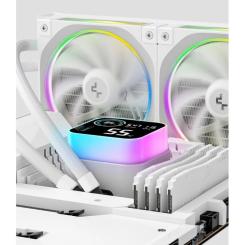 Система жидкостного охлаждения Deepcool LQ360 Ultra ARGB WH Фото 11