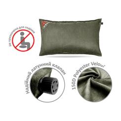 Туристическая подушка Terra Incognita Pillow 50x30 сіра Фото 4