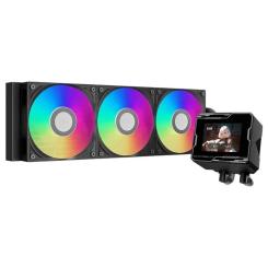 Система жидкостного охлаждения PcCooler GT360M ARGB Display BK Фото