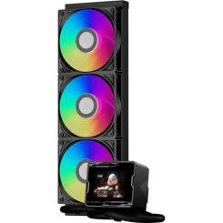 Система жидкостного охлаждения PcCooler GT360M ARGB Display BK Фото 1