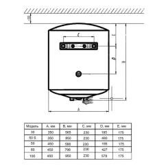 Бойлер Shivaki SH WH 1.5 50 STEEL Фото 7