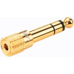 Переходник Ugreen 6.5mm M to 3.5mm F gold Фото